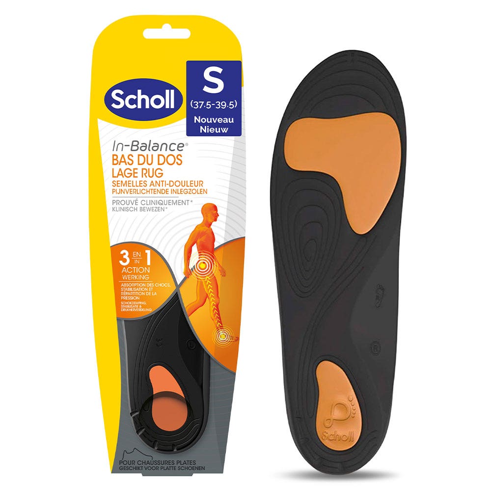 Scholl In Balance Solette antidolorifici per la parte bassa della schiena 0.17 Easypara