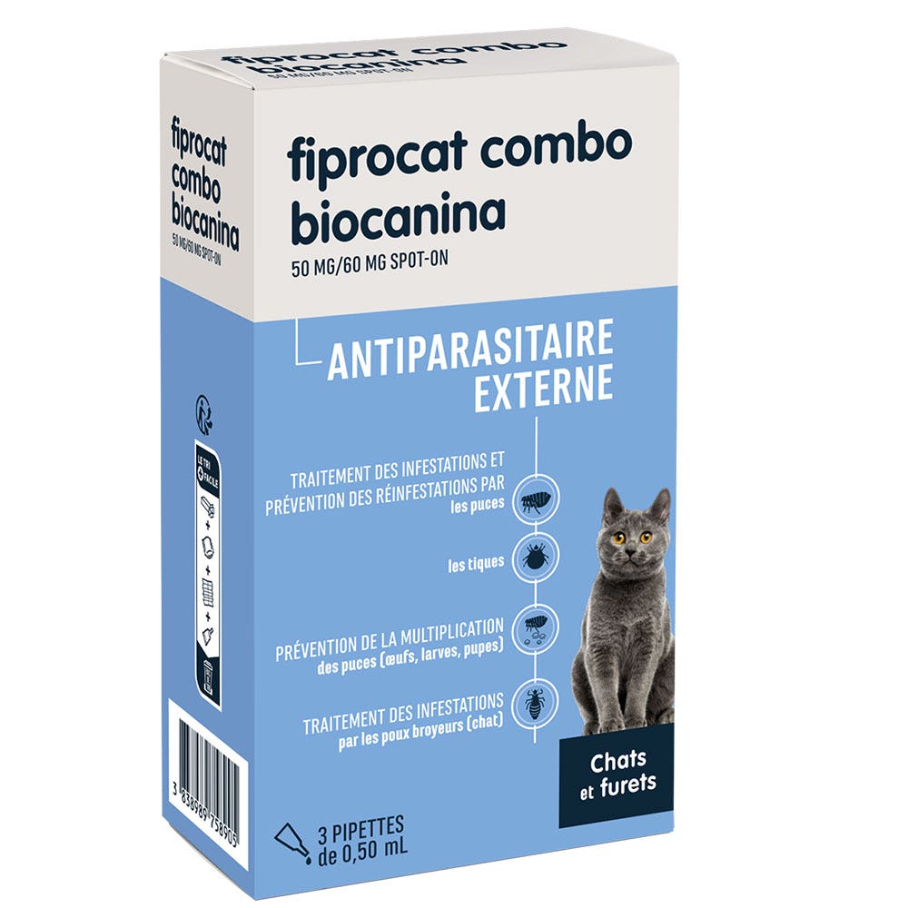 Biocanina Antiparassitario Esterno Soluzione Per Gatti E Furetti ...